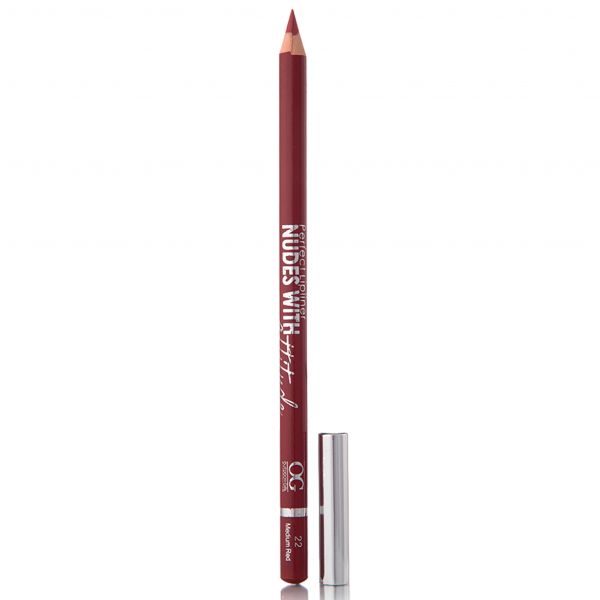 OG-ML2173 Matte lip pencil NUDES WITH attitude tone 22 medium red